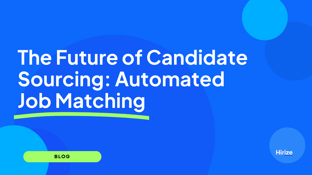  The Future of Applicant Sourcing: Automated Job Matching and Suggestion