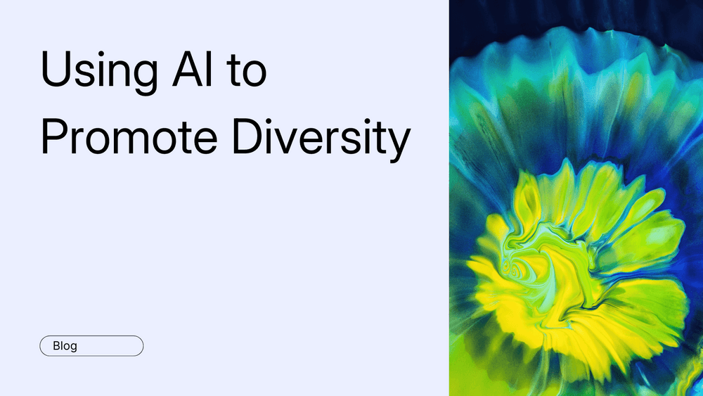 Using AI to Promote Diversity